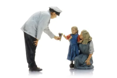 Artitec 5870101: Eisverkäufer mit Mutter und Kind