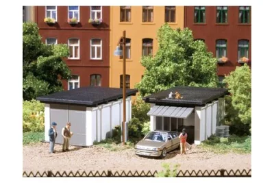 Auhagen 11420: 2 Prefab garages