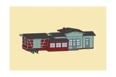 Auhagen 11448: Station Deinste