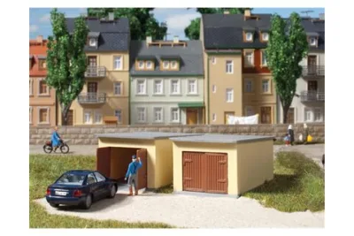 Auhagen 12341: 2 Garagen