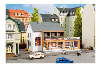 Auhagen 12356: H0 Döner und Barbershop