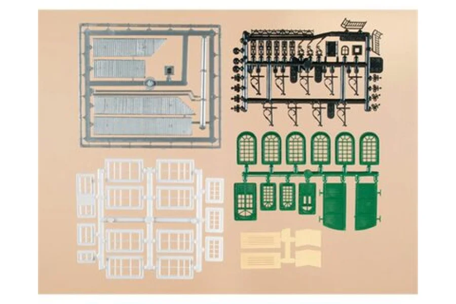 Bastelset für Industriegebäude