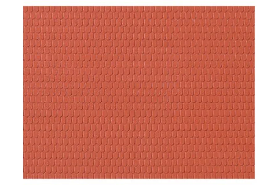 Beaver-tail roof tiles