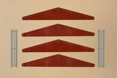 Auhagen 80420: Parapet 2581 red