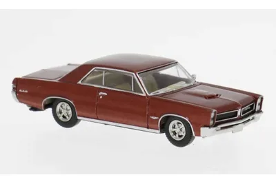 Brekina 18101: Pontiac GTO Coupe, rot, 1965, 1:87