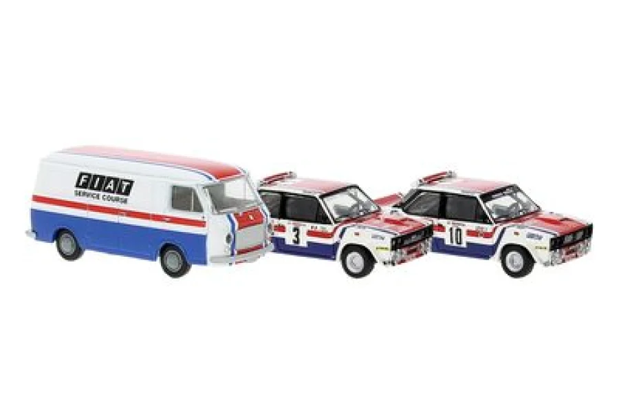 Fiat 131 Abarth, Fiat 238 Kasten, Fiat France Service Course