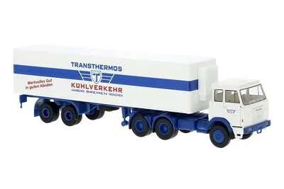 Brekina 82254: Hanomag Henschel F221S Koffer-Sattelzug