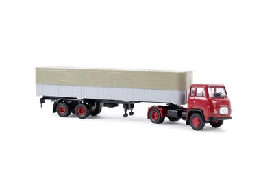 Brekina 85153: Scania LB 76 Pritsche/Plane-Sattelzug