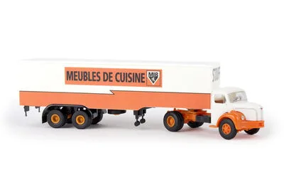 Brekina 85429: Camión semirremolque furgón Berliet TLR 8
