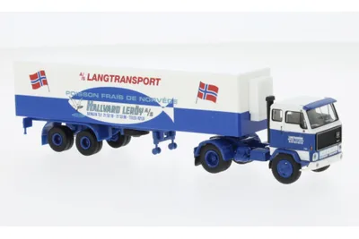 Brekina 85684: Volvo F 89 Koffer-Sattelzug