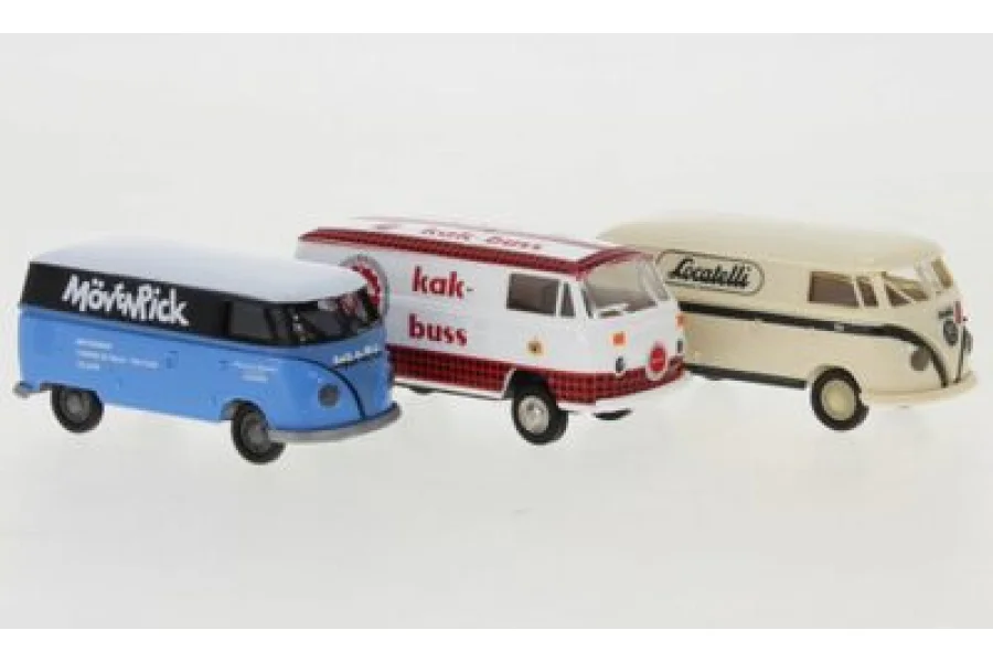Set de 3 modèles VW Bulli