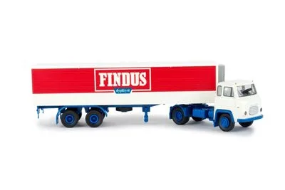 Brekina 98510: Scania LB 76 Koffer-SZ "Findus"