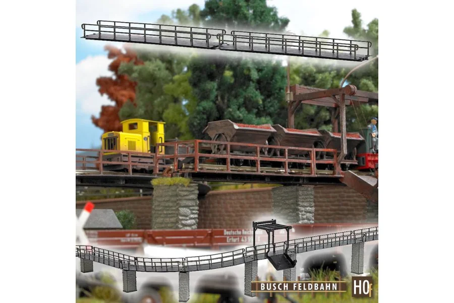 H0f Brücke gerade 2x