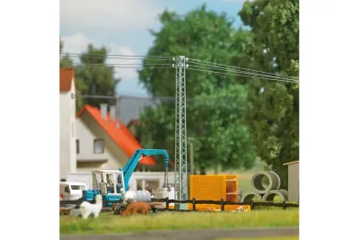 Busch 1752: H0 Freileitung Gittermast