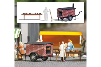 Busch 1827: H0 Mobiler Brotbackofen
