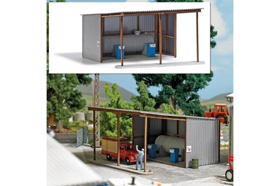 H0 LPG Tankstelle