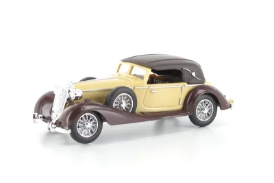 Busch 41309-braun: H0 PKW Horch 853 Cabrio braun
