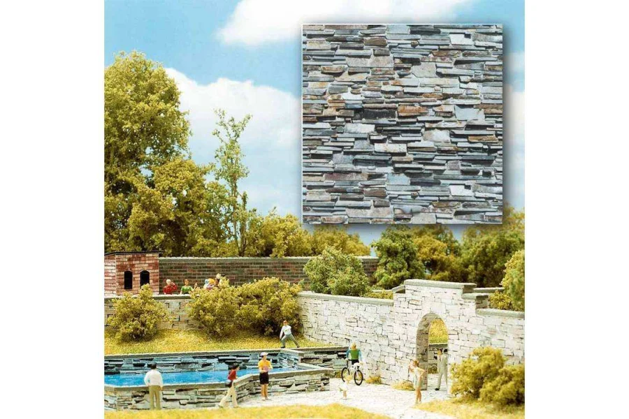 H0 Dekoplatten Schichtgestein 2x