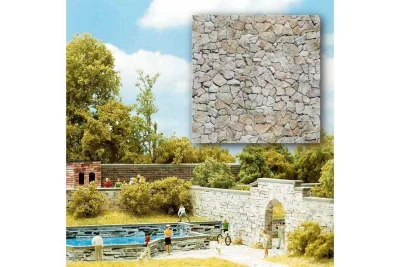Busch 7422: H0 Dekoplatten Naturstein 2x