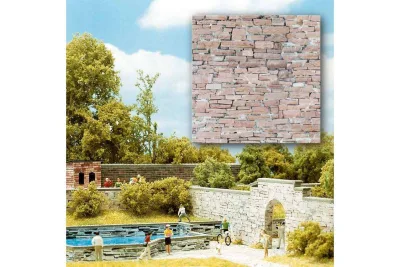 Busch 7423: H0 Dekoplatten Sandstein 2x