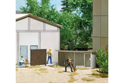 Busch 7969: H0 Action-Set Hundeausbildung Polizei NVA