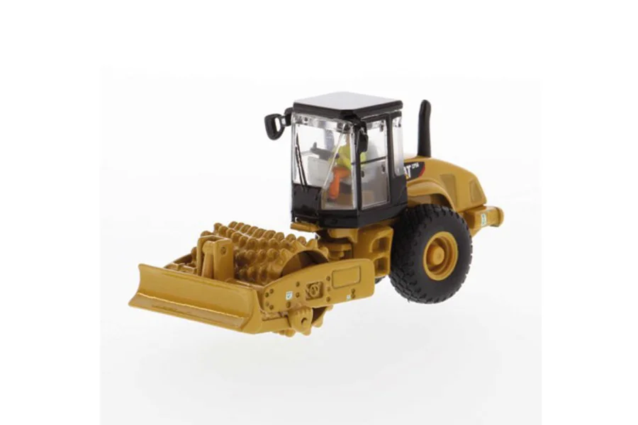 H0 vibrační válec Caterpillar CS56 s pěchovacím bubnem