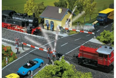 Faller 120171: Beschrankter Bahnübergang