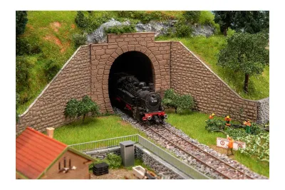 Faller 120577: H0 Tunnelportal 1-gleisig 2x
