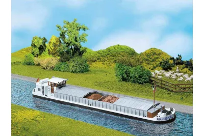 Faller 131006: H0 Flussfrachtschiff mit Wohnkajüte