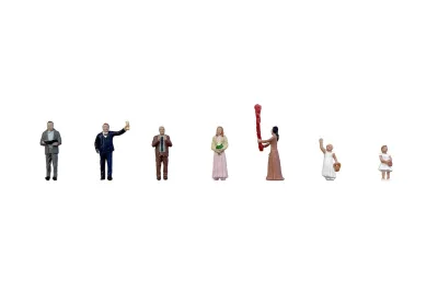 Faller 151653: H0 Figuren Hochzeitsgäste