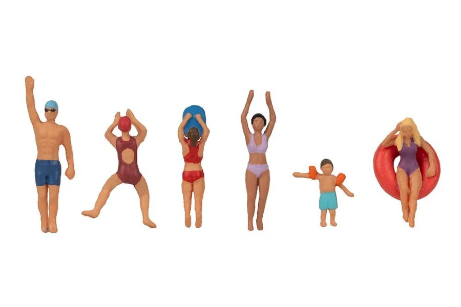 Beim Baden und Schwimmen