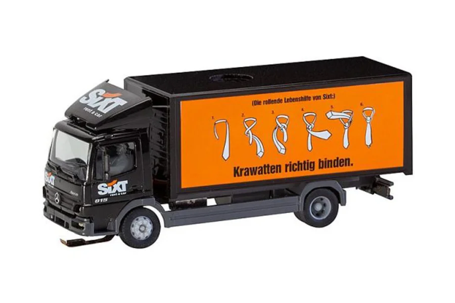 H0 Car System Digital LKW Mercedes Atego Sixt Herpa