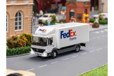 Faller 161315: H0 Car System Digital LKW Mercedes Atego FedEx Herpa