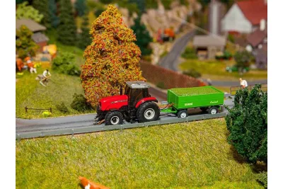 Faller 161536: H0 Car System Traktor MF mit Anhänger