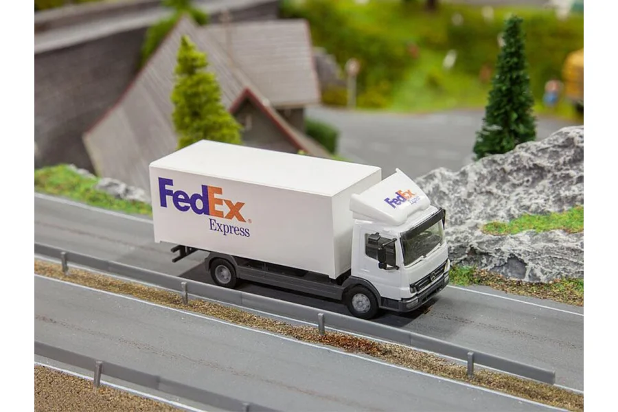 H0 Car System LKW Mercedes Atego FedEx Herpa