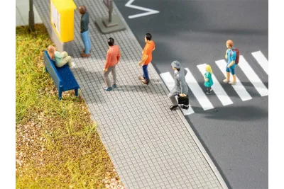 Faller 170313: H0 Straßenfolie Bürgersteig