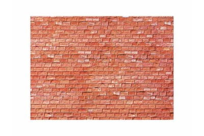 Faller 170613: H0 Mauerplatte Sandstein rot