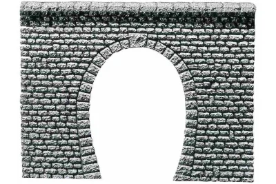 Faller 170880: H0 Dekorplatte Tunnelportal Profi Natursteinquader