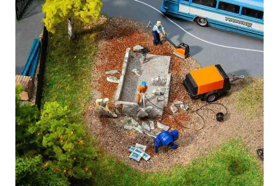Faller 180344: H0 set de maquinaria de construcción