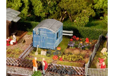 Faller 180490: H0 Schrebergarten mit Bauwagen