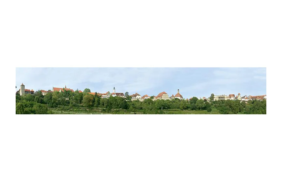 Modellhintergrund Kleinstadt