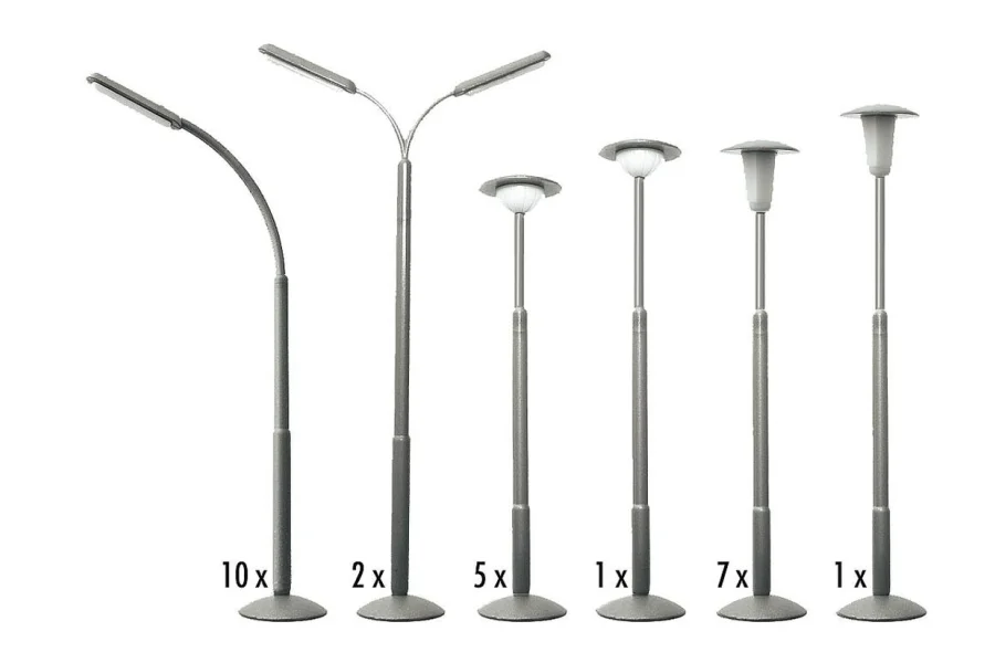 H0 kit de lampadaires