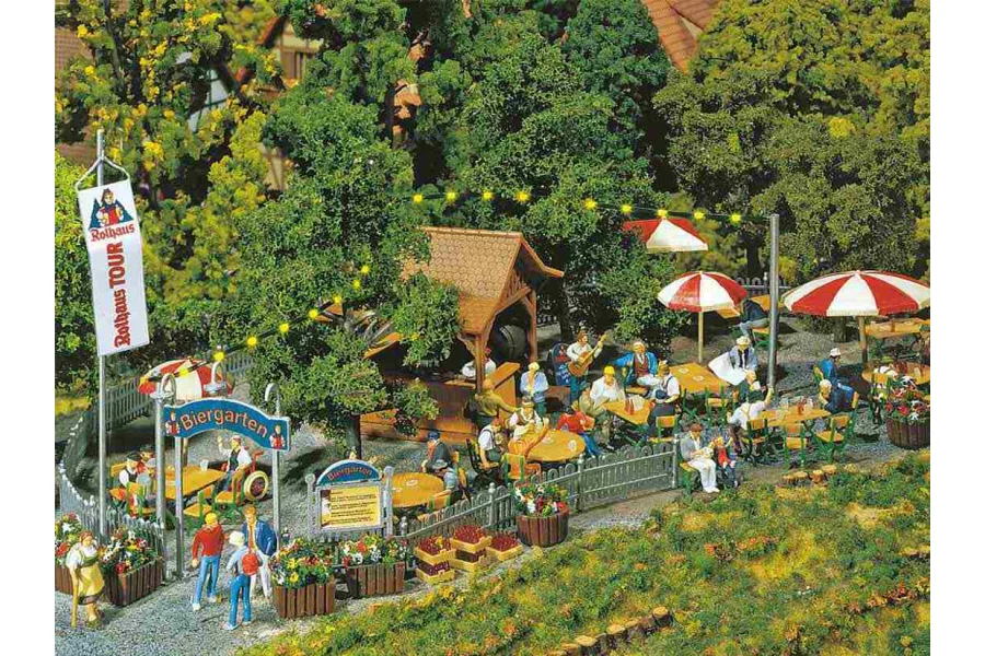 H0 Biergarten