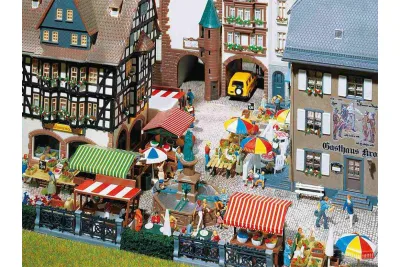 Faller 180582: H0 Wochenmarkt