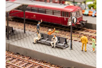 Faller 180867: H0 Bahnsteigbänke 2x