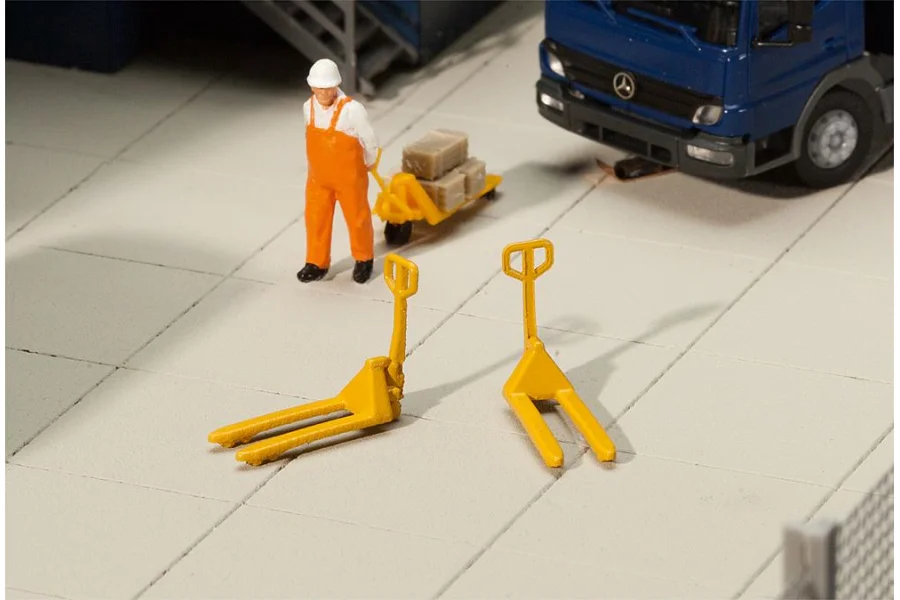 H0 pallet trucks, 2x
