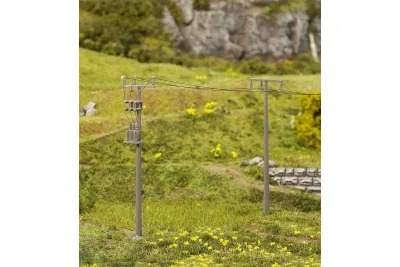 Faller 180928: H0 Strommasten 4x