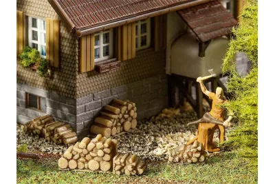 Faller 180940: H0 kleine Brennholzstapel 6x