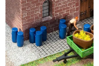 Faller 180970: H0 Plastikfässer 9x