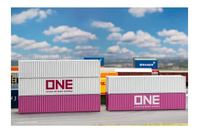 Faller 182152: 5-tlg. Set: H0 Containerset 40ft ONE